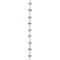 9 Packs: 19 ct. (171 total) Silver Rhinestone Studded Rondel Beads, 4mm by Bead Landing™